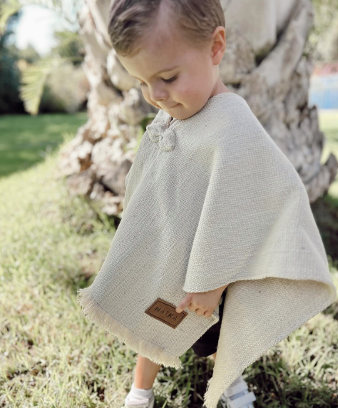 Poncho Beige